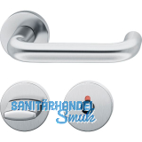 FSB Objekt Dr�ckergarnitur 72 1070 AGL auf Rosette WC DIN, Edelstahl matt