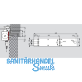 DORMAKABA Montageplatte f�r TS 73 EMF, silber