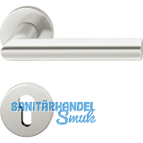 FSB Dr�ckergarnitur 12 1076 ASL auf Rosette PZ, silber eloxiert