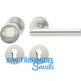 FSB Wechselgarnitur 12 1076 ASL auf Rosette PZ, Knopf drehbar, silber eloxiert