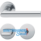 FSB Dr�ckergarnitur 12 1076 ASL auf Rosette WC DIN, Edelstahl matt