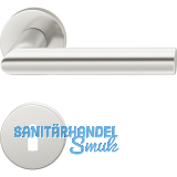 FSB Objekt Dr�ckergarnitur 72 1076 AGL auf Rosette BB, silber eloxiert