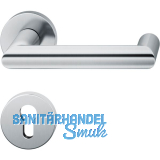 FSB Dr�ckergarnitur 12 1016 ASL auf Rosette PZ, Edelstahl matt