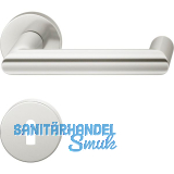 FSB Objekt Dr�ckergarnitur 72 1016 AGL auf Rosette BB, silber eloxiert