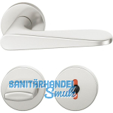 FSB Dr�ckergarnitur 12 1144 ASL auf Rosette WC, silber eloxiert