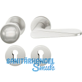 FSB Wechselgarnitur 12 1144 ASL auf Rosette PZ, Knopf drehbar, silber eloxiert