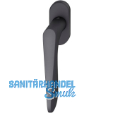 FSB Fenstergriff 34 1144 ovale Rosette, Aluminium schwarz matt