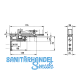 GEZE Zapfenband Modell B f�r Pendelt�ren mitT�rschiene, Stahl verzinkt
