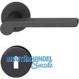 FSB Dr�ckergarnitur 12 1021 ASL auf Rosette BB, schwarz matt