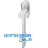 FSB Fenstergriff 34 1021 ovale Rosette, rechts, Edelstahl matt