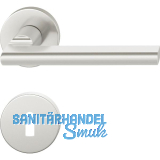 FSB Dr�ckergarnitur 12 1035 ASL auf Rosette BB, silber eloxiert