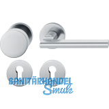 FSB Wechselgarnitur 12 1035 ASL auf Rosette PZ, Knopf fest, Edelstahl matt