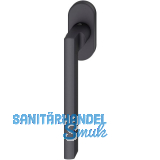 FSB Fenstergriff 34 1035 ovale Rosette, Aluminium schwarz matt