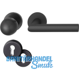 FSB Haust�rwechselgarnitur 12 1076, Aluminium schwarz matt