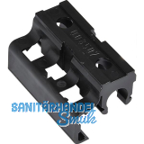 GEZE Halterung zu flexiblem Gest�nge Kunststoff schwarz