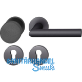 FSB Feuerschutz Wechselgarnitur 76 1076 AGL DIN PZ, rechts, schwarz matt