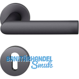 FSB Dr�ckergarnitur 12 1108 ASL auf Rosette PZ, Aluminium schwarz matt