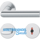 FSB Dr�ckergarnitur 12 1108 ASL auf Rosette WC, Edelstahl matt