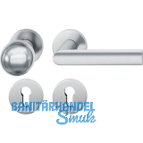 FSB Wechselgarnitur 12 1108 ASL auf Rosette PZ, Knopf drehbar, Edelstahl matt