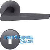 FSB Dr�ckergarnitur 12 1005 ASL auf Rosette BB, Aluminium schwarz matt