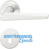 FSB Dr�ckergarnitur 12 1005 ASL auf Rosette BB, Aluminium silber eloxiert