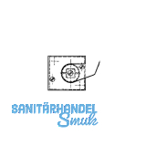 GEZE Drehlager TS 500/550 Vierkantachse, Stahl verzinkt