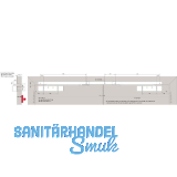 DORMAKABA Gleitschiene GSR-V-BG-XEA, silber