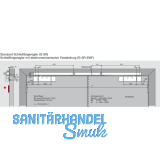 DORMAKABA Gleitschiene GSR-V, silber
