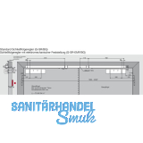 DORMAKABA Gleitschiene GSR-V/BG, silber