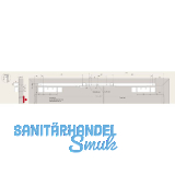 DORMAKABA Gleitschiene GSR-EMR2-V-BG- XEA, silber