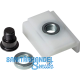 DORMAKABA Gleitst�ck und Schraube f�r ITS 96 Gleitschiene G96 N