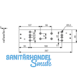 DORMAKABA Montageplatte TS 91, silber