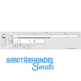 DORMAKABA T�rschlie�er TS99 FLR-K, Gleitschiene, ab FB 950, silber