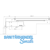 GEZE T�rschlie�er TS 3000 V, 1-flg. Gleitschiene L, RAL 9016