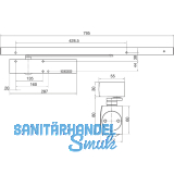 GEZE T�rschlie�er TS 5000 L-R, EN 2-6, 1-flg. Gleitschiene, silber
