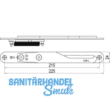 IMH-ABS Mitnehmerhaken GF UNI 24 V Gr.1, 225 x 24 mm,schwarz verzinkt,DIN links