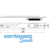 IMH-ABS Mitnehmerhaken GF UNI 24 V Gr.1, 225 x 24 mm,schwarz verzinkt,DIN rechts