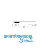 IMH-ABS Mitnehmerhaken GF UNI 24 V Gr.2, 315 x 24 mm,schwarz verzinkt,DIN links