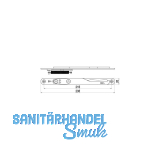 IMH-ABS Mitnehmerhaken GF UNI 20 V Gr.1, 235 x 20 mm,schwarz verzinkt,DIN links