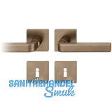 FSB Dr�ckergarnitur 12 1004 ASL auf Rosette BB, Bronze dunkel patiniert