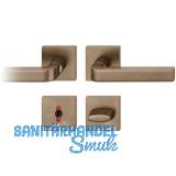 FSB Dr�ckergarnitur 12 1004 ASL auf Rosette WC, Bronze dunkel patiniert