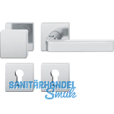 FSB Wechselgarnitur 12 1004 ASL auf Rosette PZ, Edelstahl matt