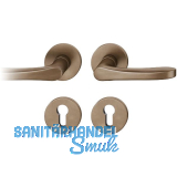 FSB Dr�ckergarnitur 12 1106 ASL auf Rosette PZ, Bronze dunkel patiniert