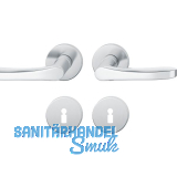 FSB Dr�ckergarnitur 12 1106 ASL auf Rosette BB, Edelstahl matt