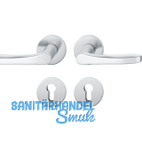 FSB Dr�ckergarnitur 12 1106 ASL auf Rosette PZ, Edelstahl matt