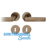 FSB Dr�ckergarnitur 12 1267 ASL auf Rosette BB, Bronze dunkel patiniert