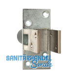 Pendelt�rbeschlag, Feststell. 90�, TS 19 - 24 mm, Messing vernickelt
