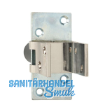 Pendelt�rbeschlag, Feststell. 90�, TS 25 - 30 mm, Messing vernickelt
