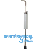 T�rfeststeller 1048 Hub 250 mm, 35 x 555 mm, Aluminium silber lackiert