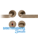 FSB Dr�ckergarnitur 12 1242 ASL auf Rosette WC, Bronze dunkel patiniert